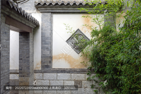 北京園博園庭院風景