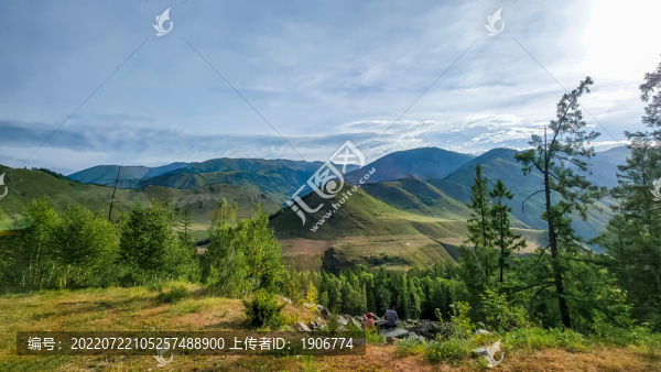 中國新疆喀納斯景區(qū)風景