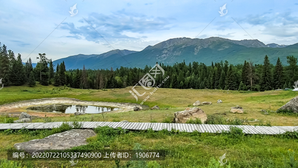 中國新疆喀納斯景區(qū)風(fēng)景