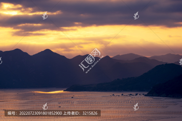 海上日落