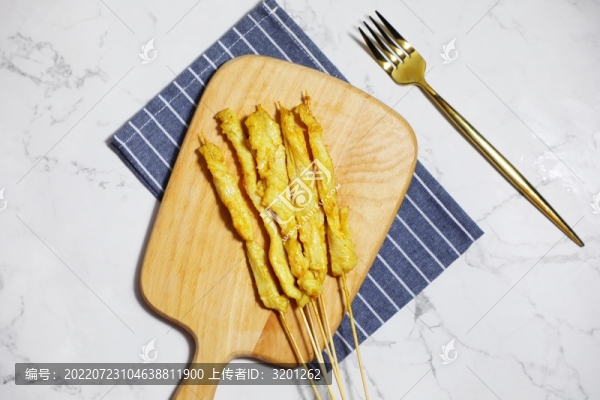 咖喱雞肉串