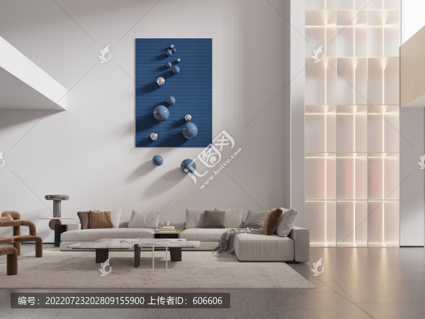 現(xiàn)代客廳墻布壁畫背景場(chǎng)景圖