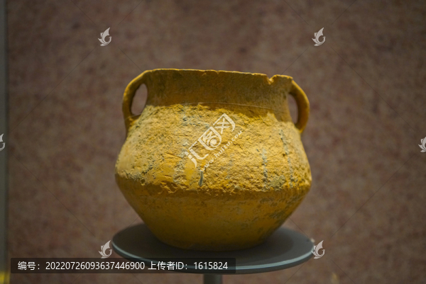 彩陶罐雙耳罐古代陶器古陶器