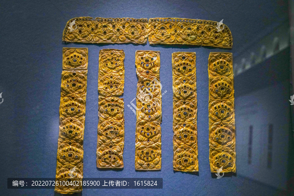 吐蕃金飾片西藏文化黃金藏飾