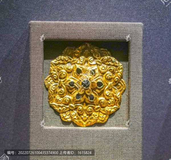 吐蕃金飾片西藏文化黃金藏飾
