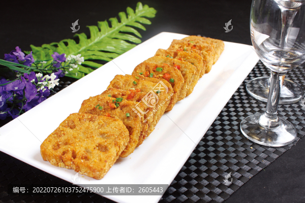 鵝肝醬煎藕餅