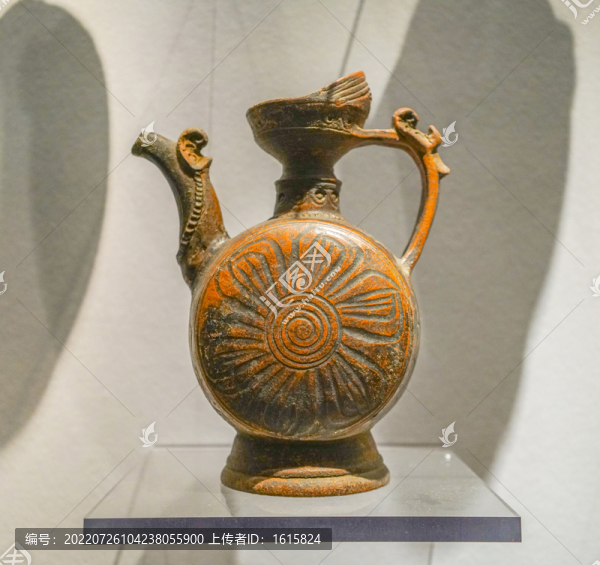 西藏陶質(zhì)茶壺西藏文化酥油茶壺