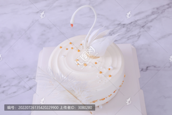 拉糖糖藝天鵝蛋糕