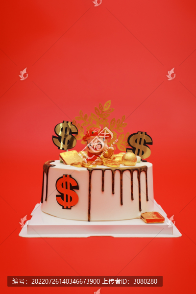 祝壽財神蛋糕
