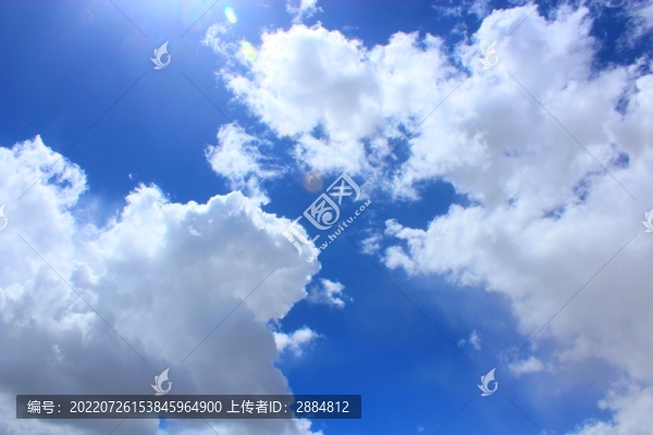 藍天白云