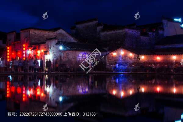 宏村夜景