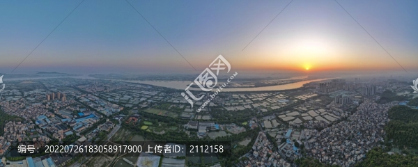 珠三角順德均安城鄉(xiāng)田園風(fēng)光