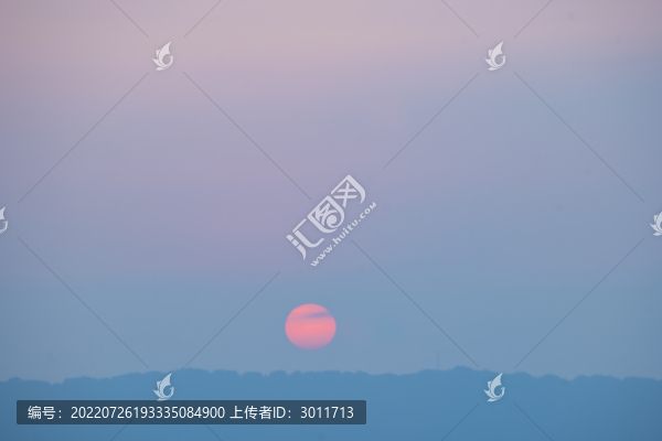 落日