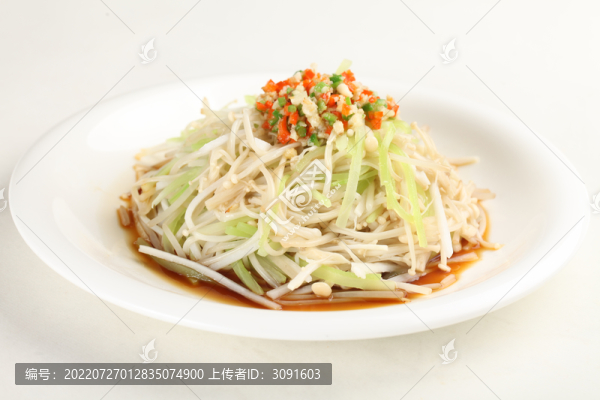 中國(guó)菜白灼素菜