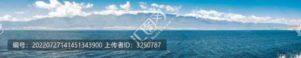 蒼山洱海全景圖