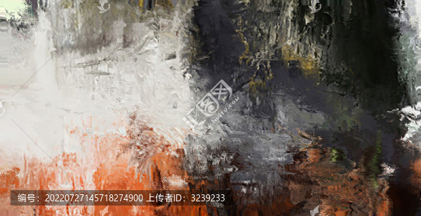 簡(jiǎn)約抽象油畫(huà)玄關(guān)