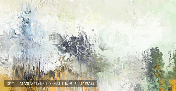 抽象幾何色塊劃痕拼接油畫玄關(guān)