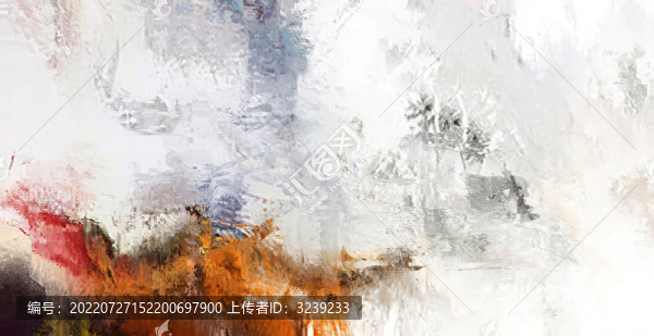 抽象幾何色塊劃痕拼接油畫玄關(guān)