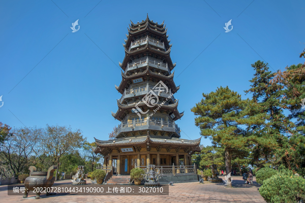 九華山回香閣萬(wàn)佛塔