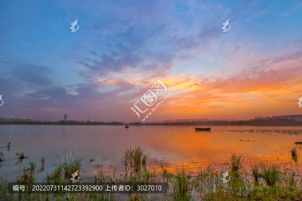 合肥方興湖夕照
