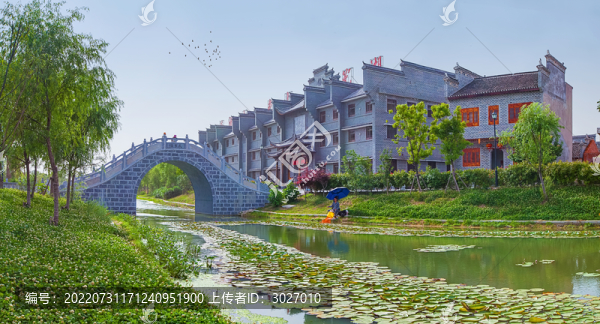 合肥長臨河老街全景圖