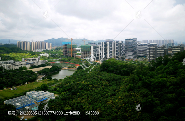俯視城市建筑
