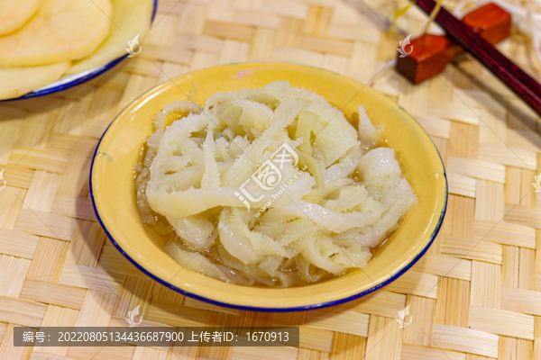 麻辣燙菜品素毛肚