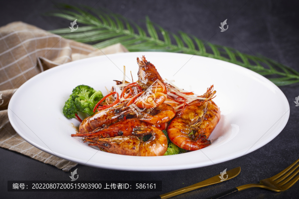 油燜大蝦