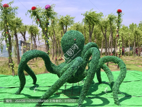 八爪魚(yú)雕塑