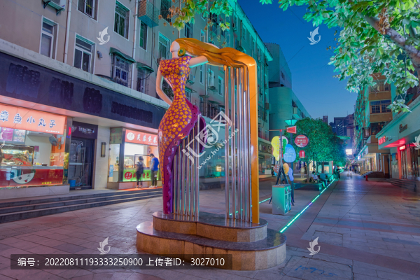 合肥女人街夜景