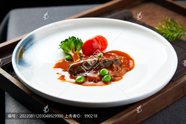 鮑汁扒遼參