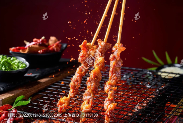 烤牛肉串