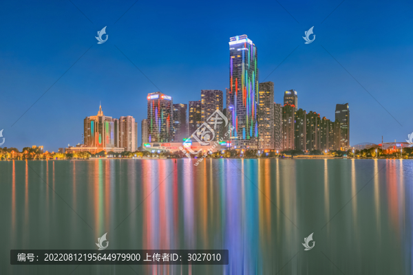 合肥天鵝湖夜色