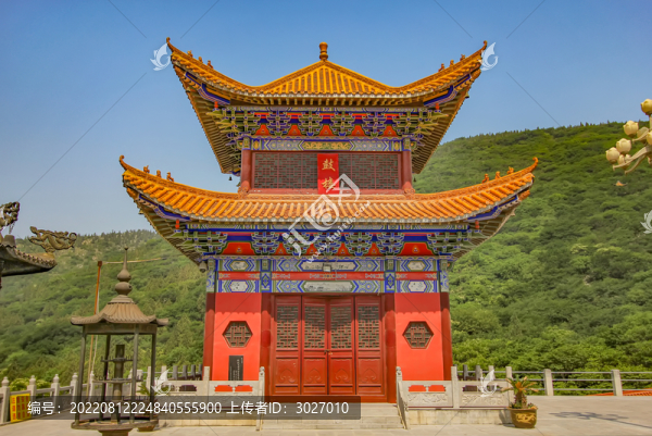 相山公園顯通寺鼓樓