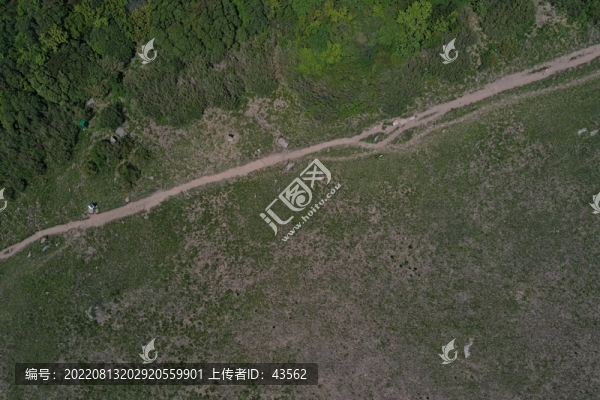 航拍秦嶺秦楚古道牛背梁