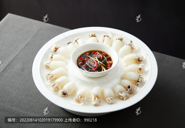 白灼墨魚仔