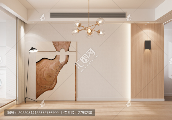 現(xiàn)代極簡(jiǎn)輕奢客廳背景墻