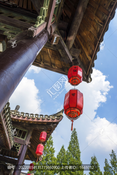 合肥三河古鎮(zhèn)景區(qū)小南河風光