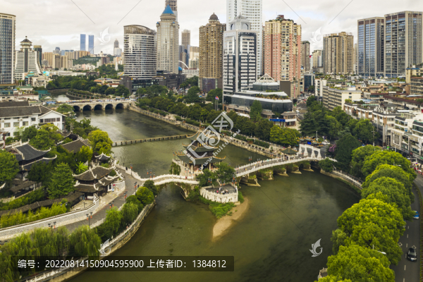 貴陽(yáng)甲秀樓航拍