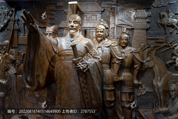 漢武帝雕塑