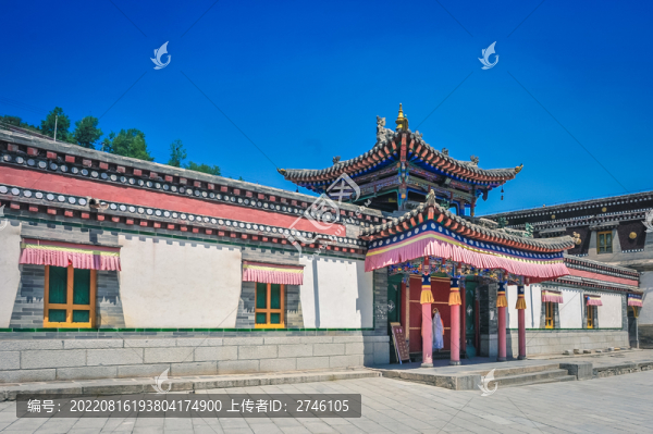 青海大通寺廟