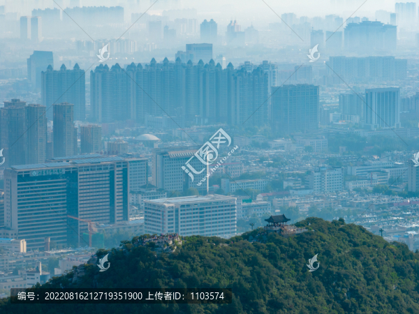 航拍濟(jì)南都市風(fēng)光
