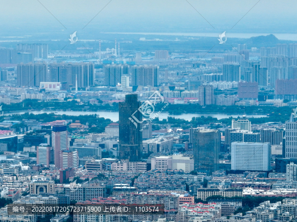 航拍濟(jì)南都市風(fēng)光
