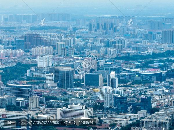 航拍濟(jì)南都市風(fēng)光