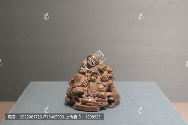 清代和合竹雕