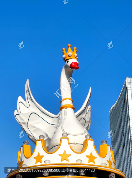 天鵝雕塑