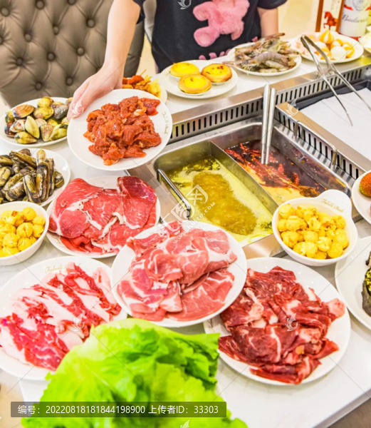 海鮮烤肉菜品