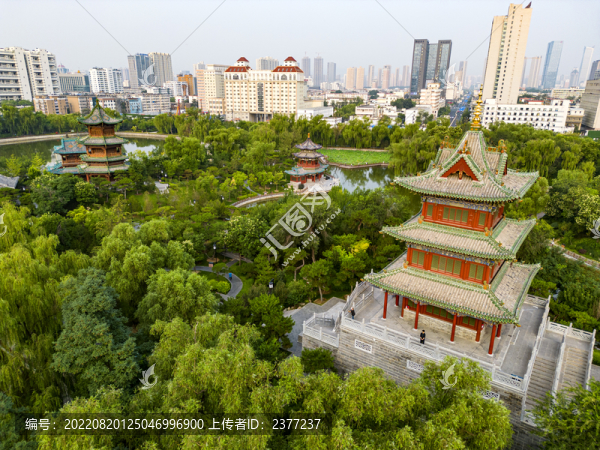 迎澤公園俯瞰