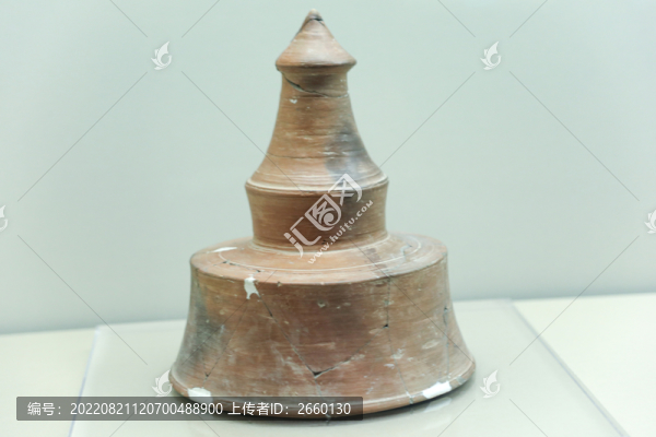 高鈕陶器蓋