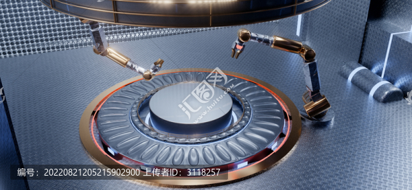 3D未來科技機械展臺